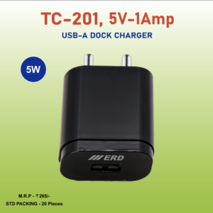 TC-201 , 5V-1Amp (USB-A Dock Charger)